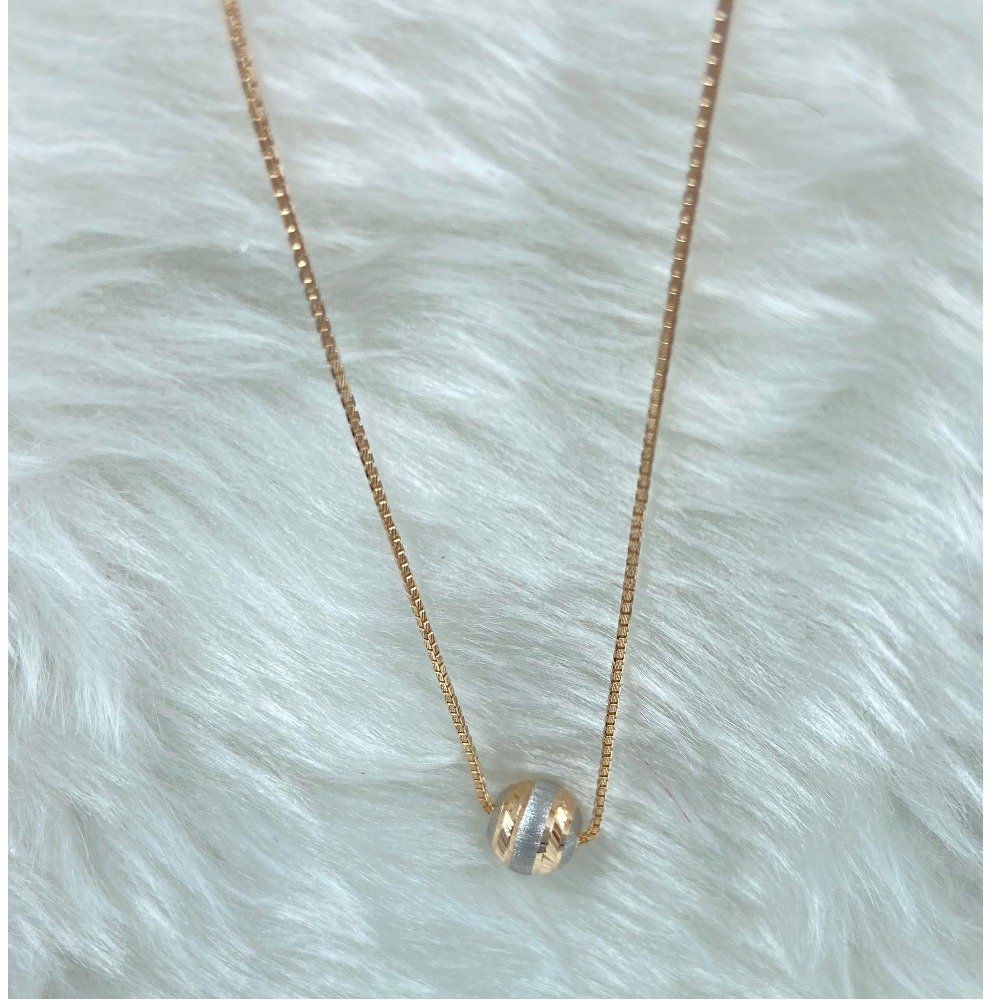 18KT Gold Hallmark Light Weight Plain Chain