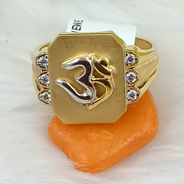 916 GOLD OM CASTING GENTS RING by Ranka Jewellers