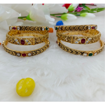 916 ANTIQUE 6PIC BANGLES by Ranka Jewellers