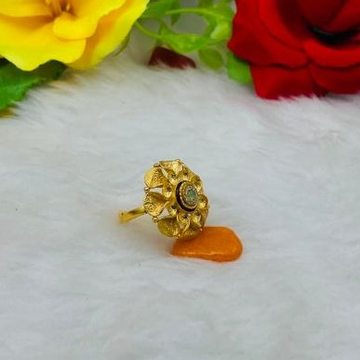 916 Gold Unique Ring by Ranka Jewellers