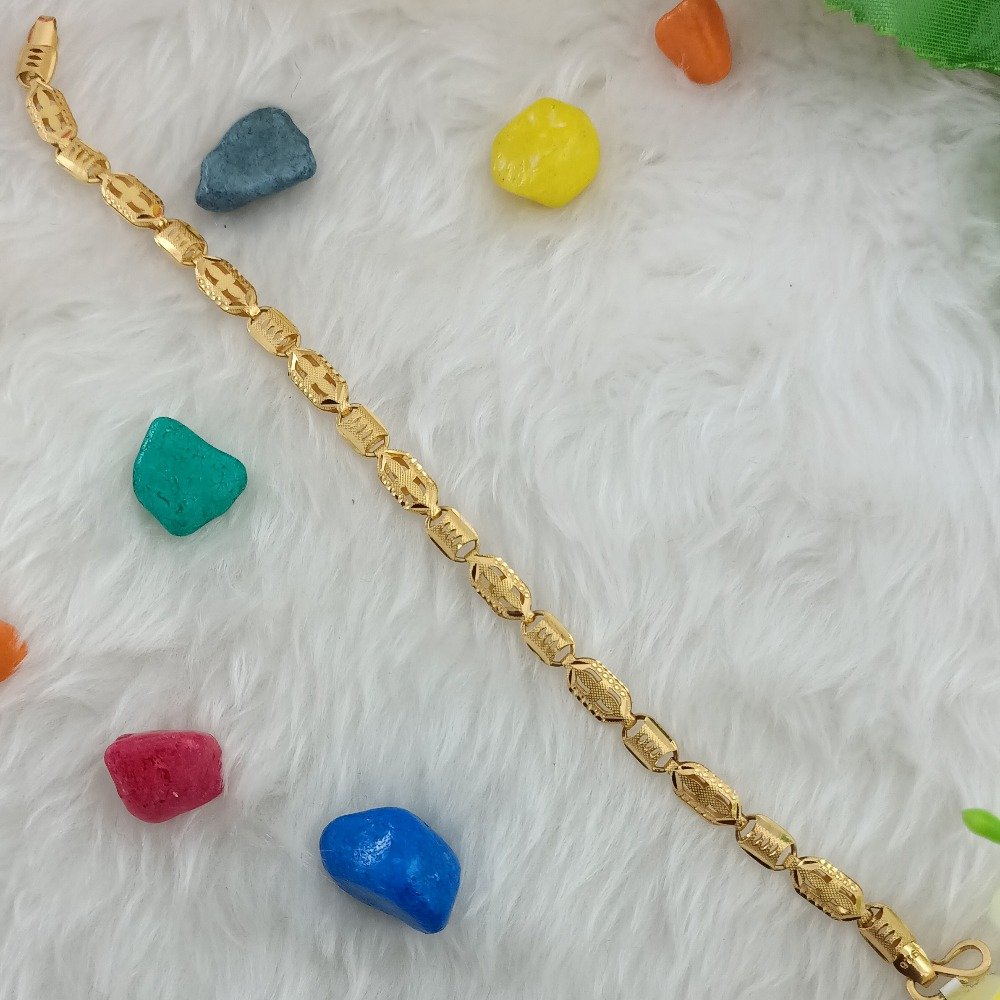 916 Gold Fancy Ladies Lucky Bracelet
