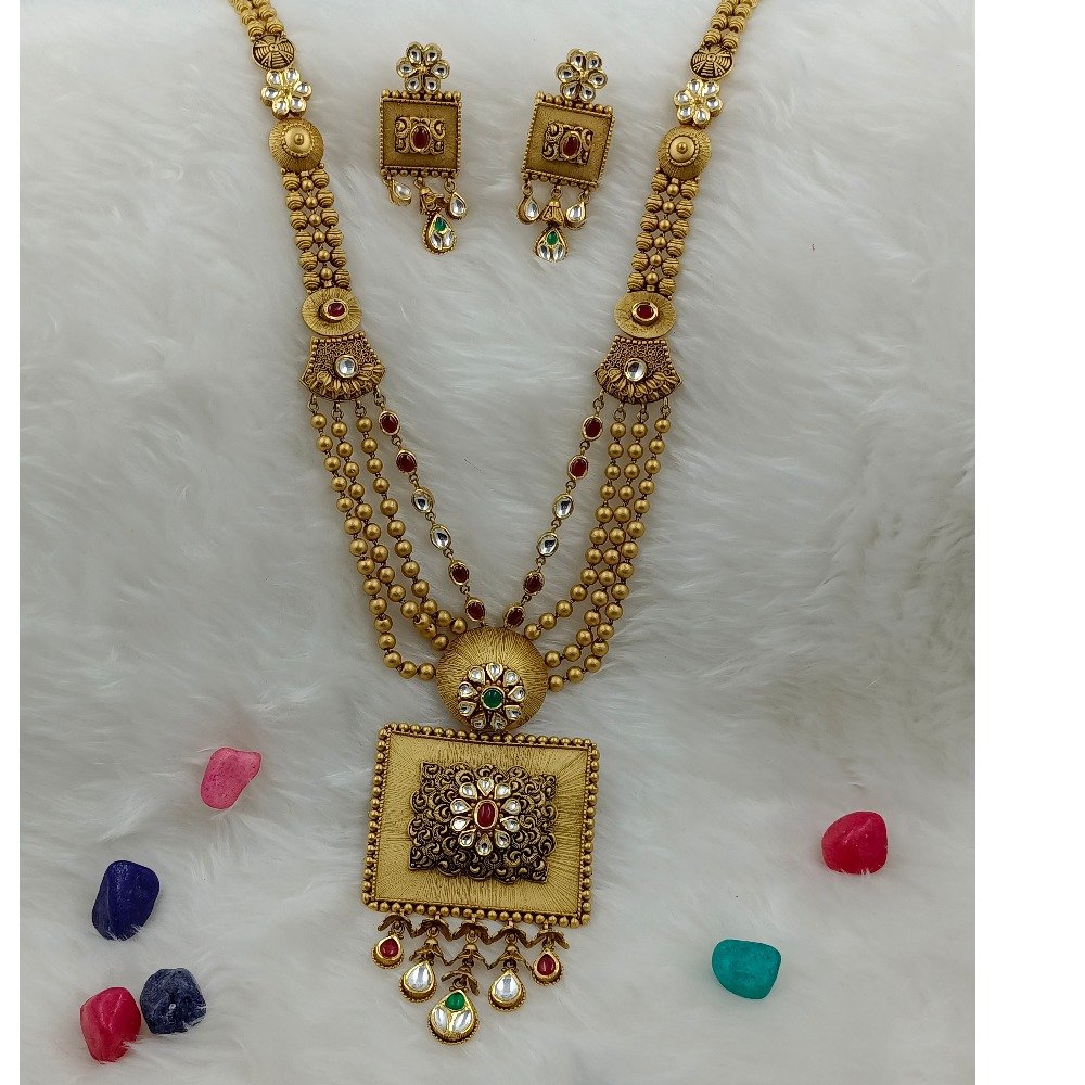 916 Gold Antique Bridal Long Set