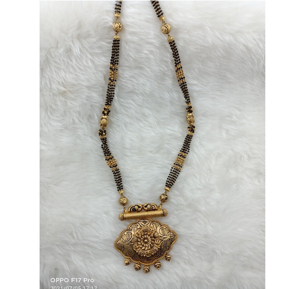 916 GOLD FULL SIZE ANTIQUE MANGALSUTRA